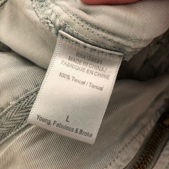 YBF | Blue Tencel Joggers - Picture 7 of 8